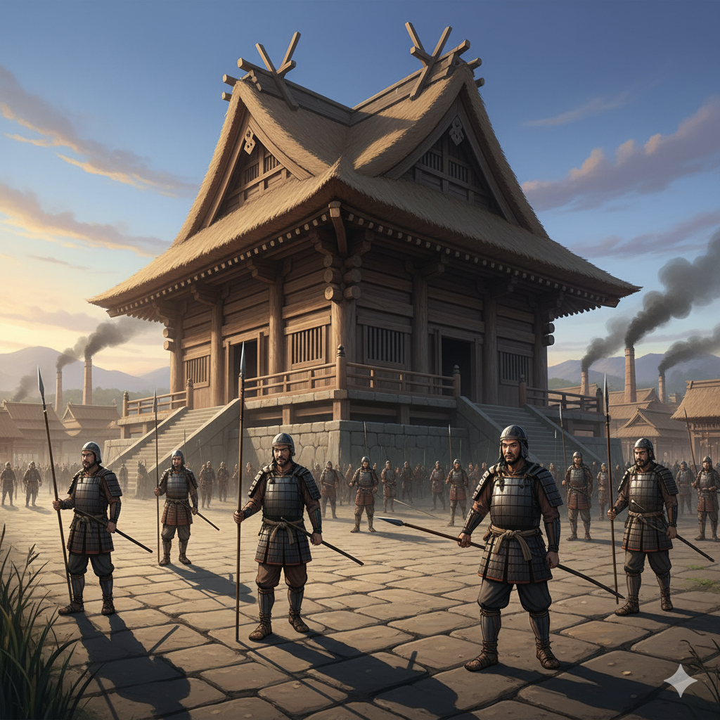 もしも物部守屋が勝利していたら、という「神都・八尾」のイメージ