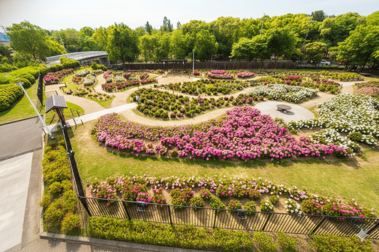 久宝寺緑地の芝生