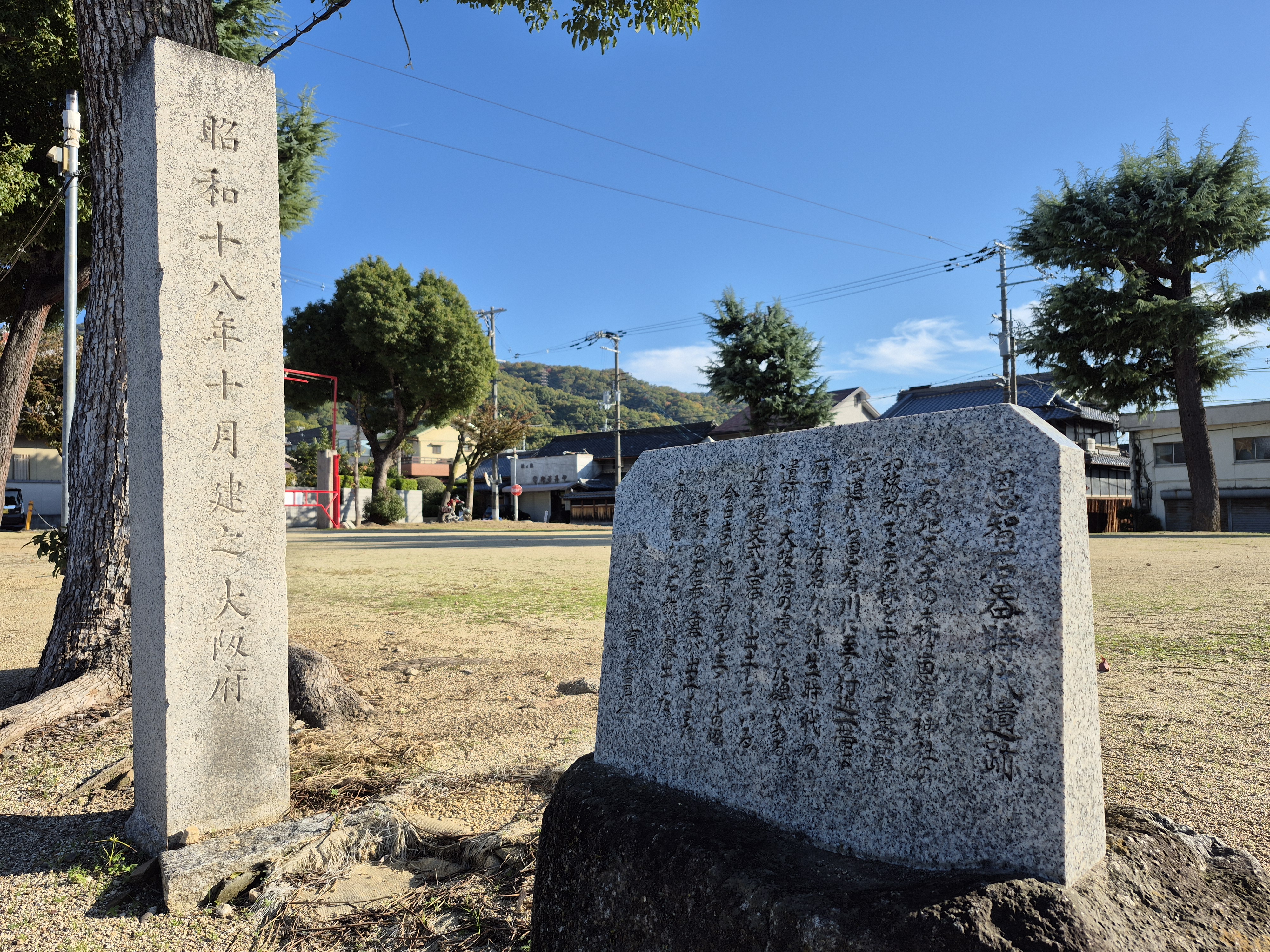 恩智石器時代遺跡の静かな森の画像