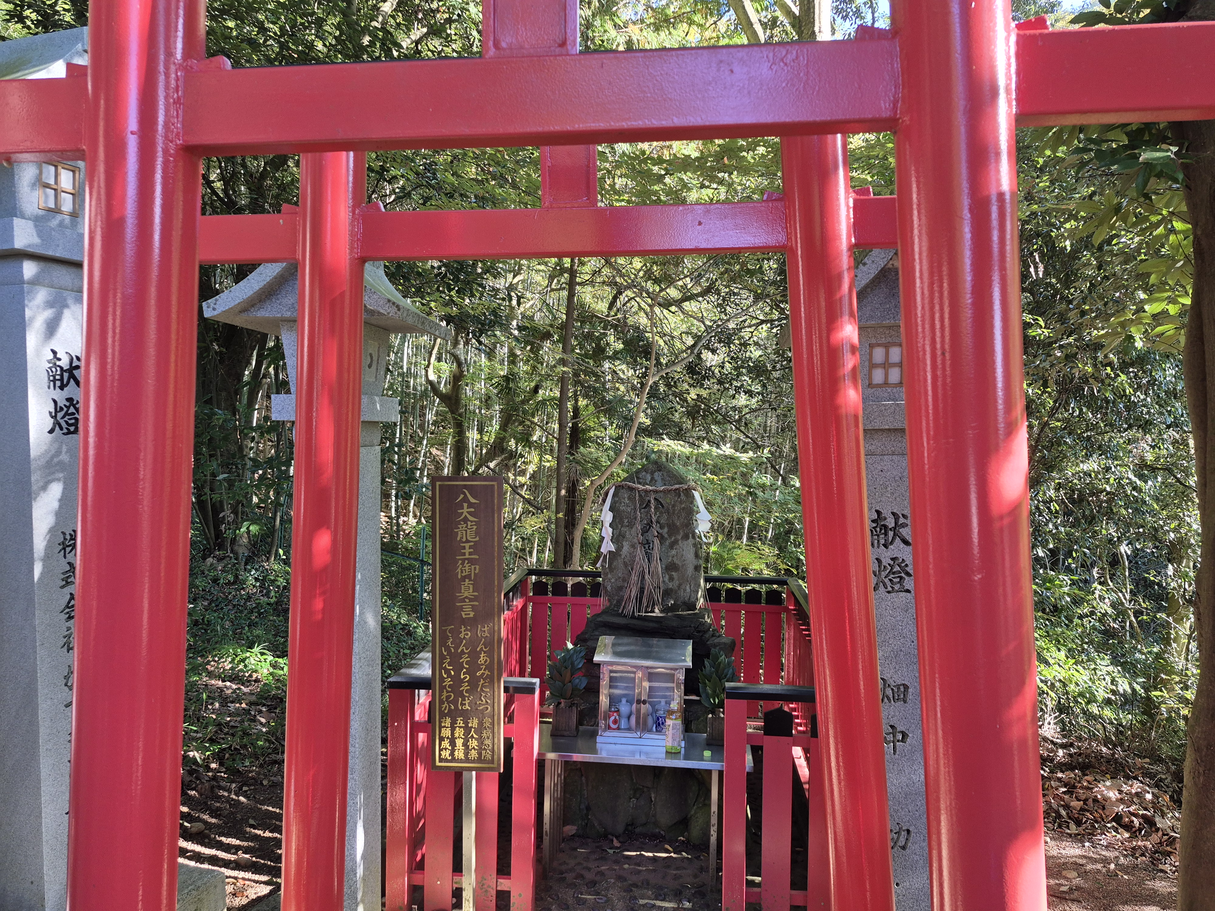 恩智神社の神龍の手水舎